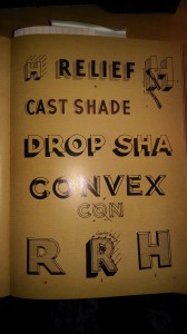 Shadow type glossary 1920's